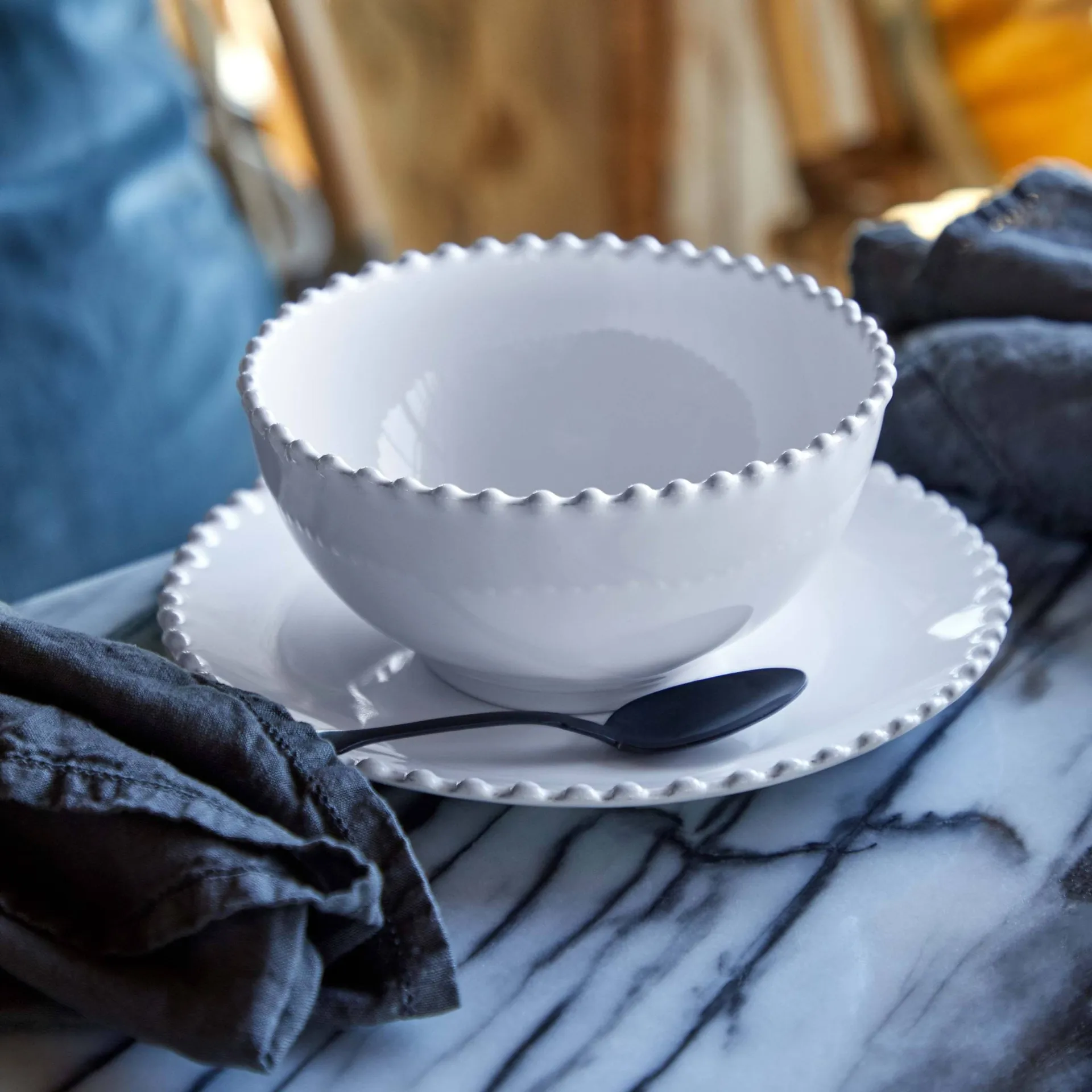 Pearl kom, Wit, Ø17 cm Costa Nova