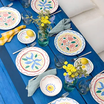 Summer Bliss dinerbord - Capri, Ø24 cm - Costa Nova