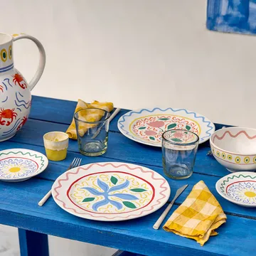 Summer Bliss dinerbord - Comporta, Ø24 cm - Costa Nova