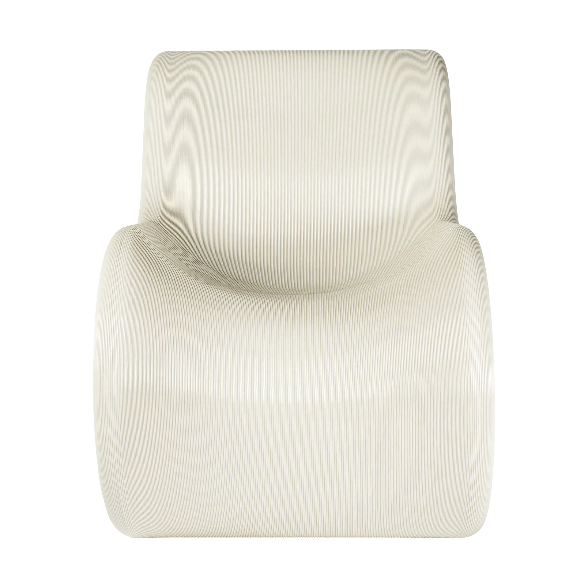 Éclair chair loungestoel, Cream Crème Atelier