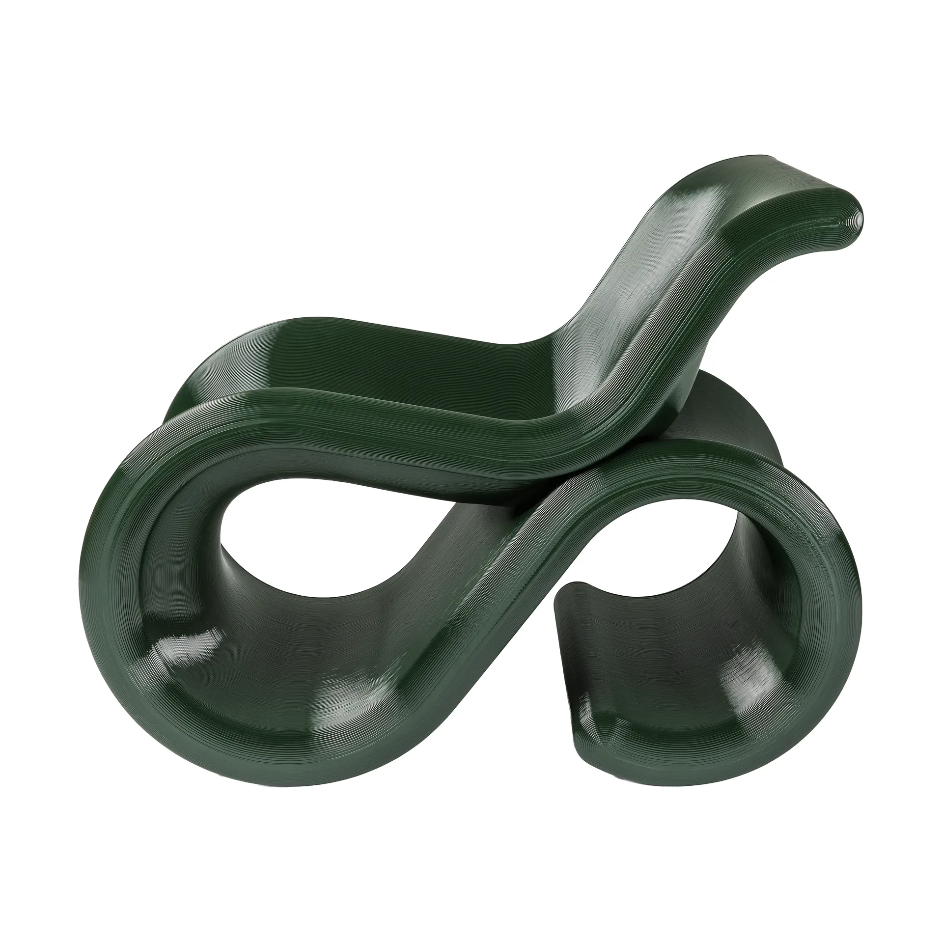 Éclair chair loungestoel, Nori Crème Atelier