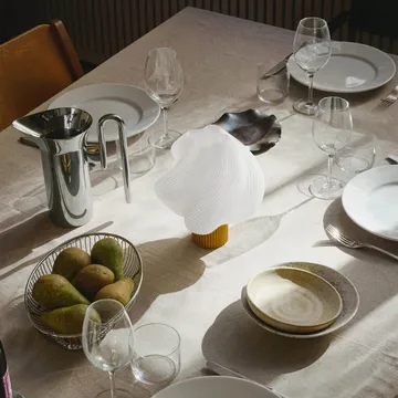 Soft Serve draagbare tafellamp - Cloudberry, 23 cm - Crème Atelier