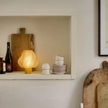 Soft Serve draagbare tafellamp - Limoncello sorbet, 23 cm - Crème Atelier