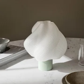 Soft Serve draagbare tafellamp - Matcha, 23 cm - Crème Atelier