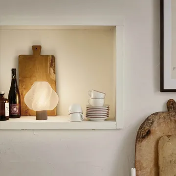 Soft Serve draagbare tafellamp - Mocha, 23 cm - Crème Atelier