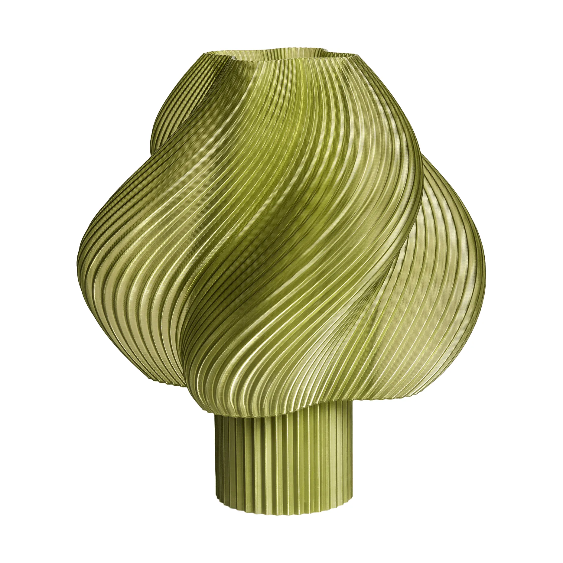 Soft Serve draagbare tafellamp, Olive, 23 cm Crème Atelier