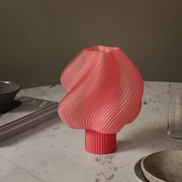 Soft Serve draagbare tafellamp - Peach sorbet, 23 cm - Crème Atelier