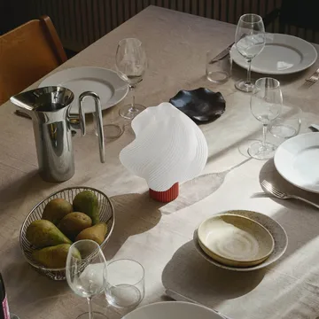 Soft Serve draagbare tafellamp - Rhubarb, 23 cm - Crème Atelier