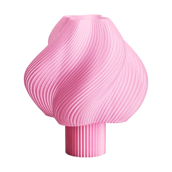 Soft Serve draagbare tafellamp - Rose sorbet, 23 cm - Crème Atelier