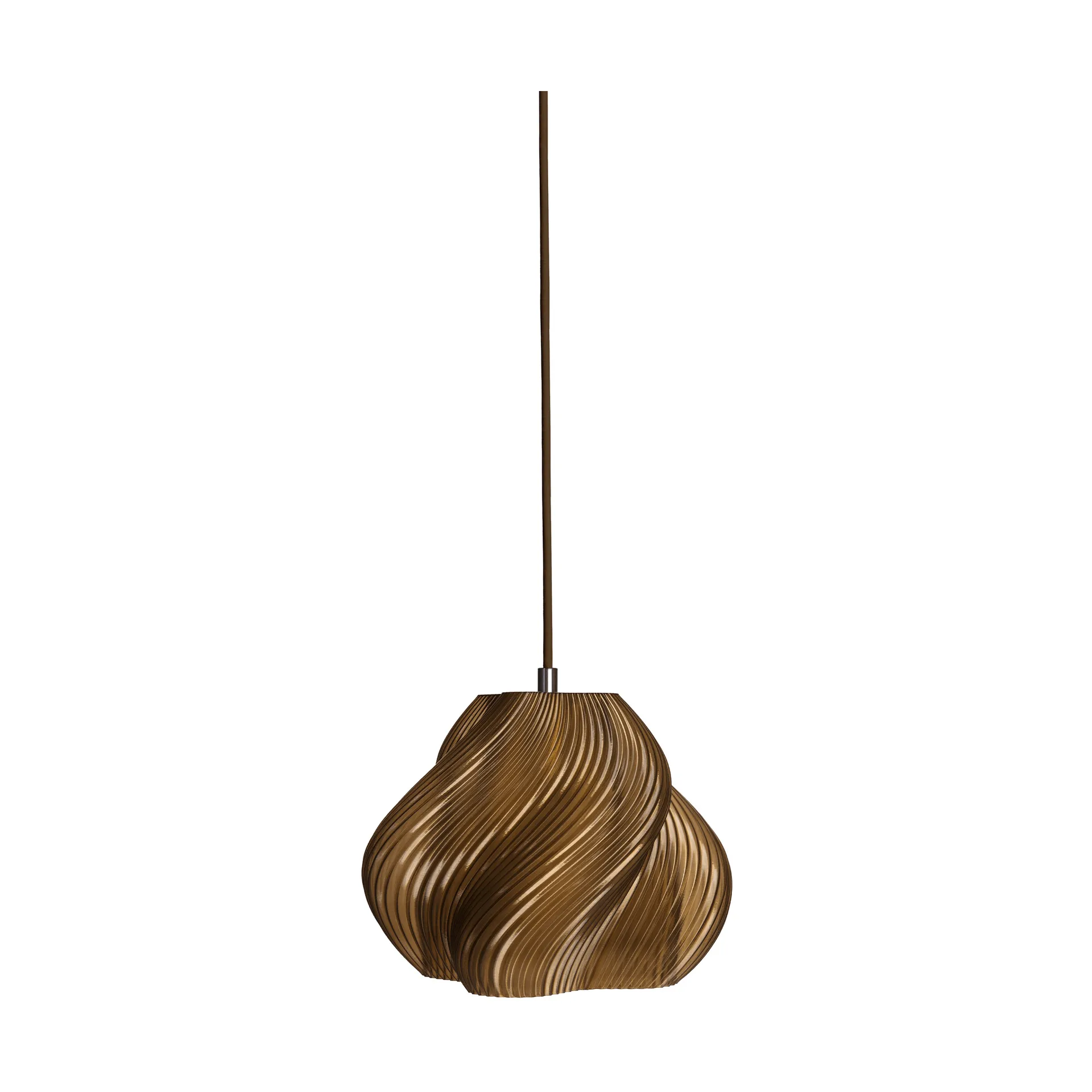 Soft Serve hanglamp, Caramel-chroom, 01, 20 cm Crème Atelier