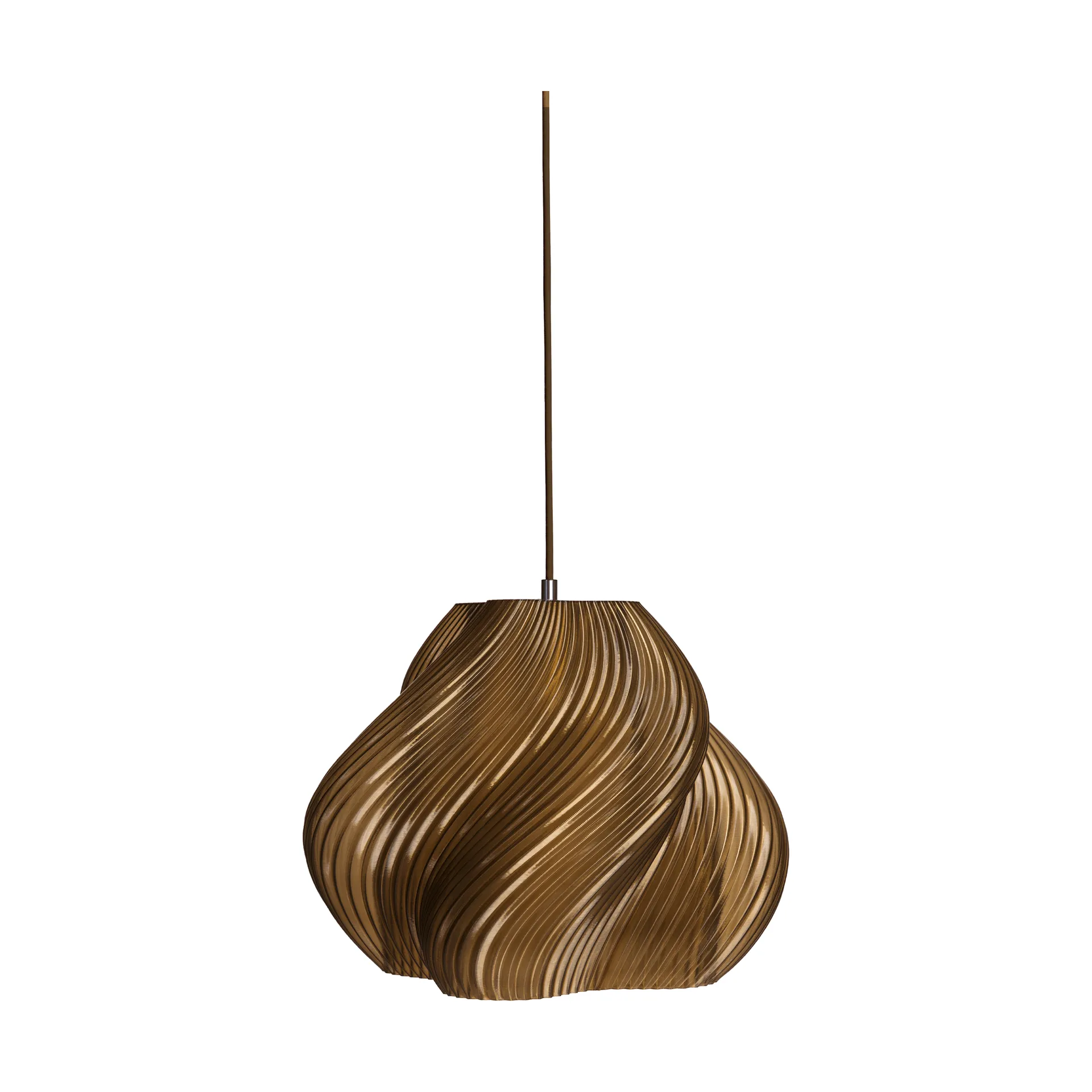 Soft Serve hanglamp, Caramel-chroom, 03, 30 cm Crème Atelier