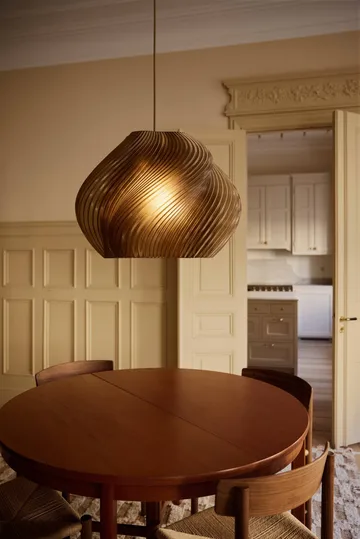 Soft Serve hanglamp - Caramel-chroom, Mega, 60 cm - Crème Atelier