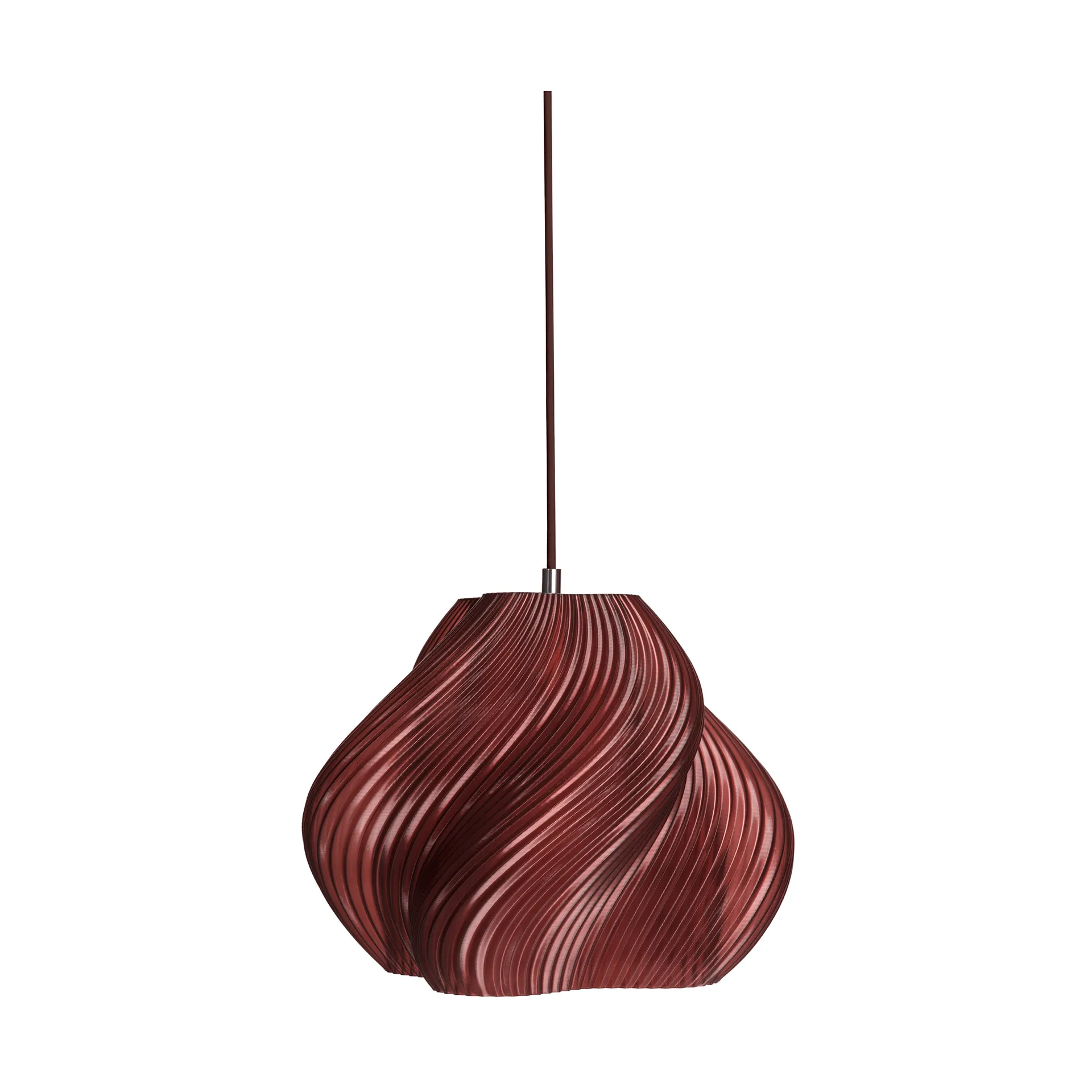Soft Serve hanglamp, Cherry-chrome, 03, 30 cm Crème Atelier