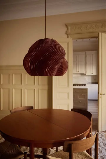 Soft Serve hanglamp - Cherry-chrome, Mega, 60 cm - Crème Atelier