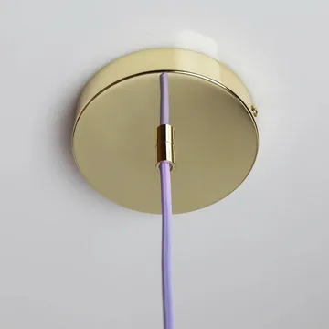 Soft Serve hanglamp - Lavender sorbet-brass, 01, 20 cm - Crème Atelier