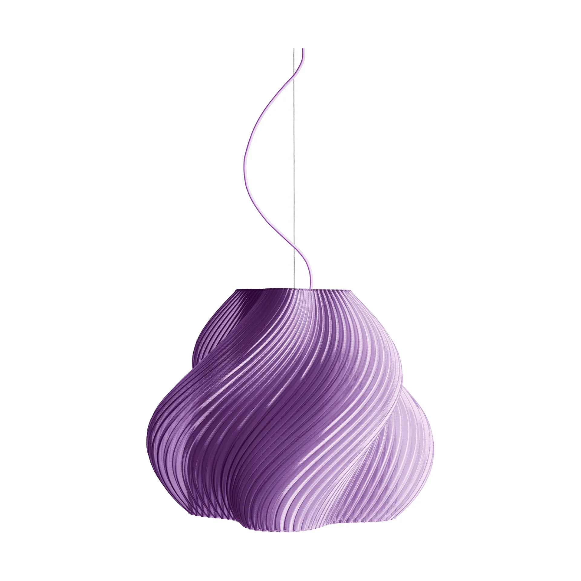 Soft Serve hanglamp, Lavender sorbet-brass, Mega, 60 cm Crème Atelier