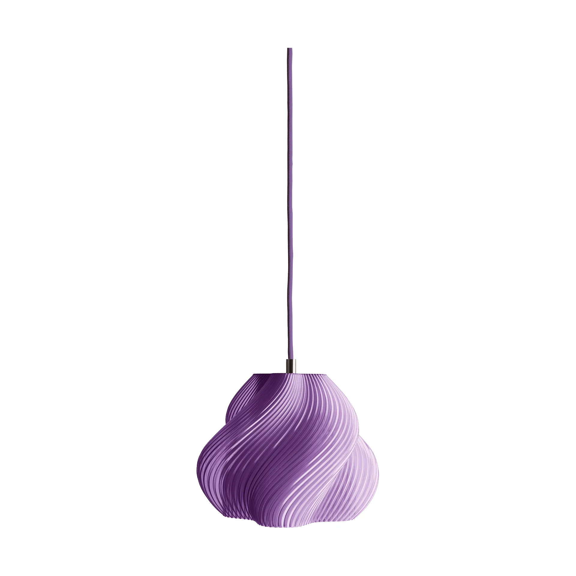 Soft Serve hanglamp, Lavender sorbet-chrome, 01, 20 cm Crème Atelier