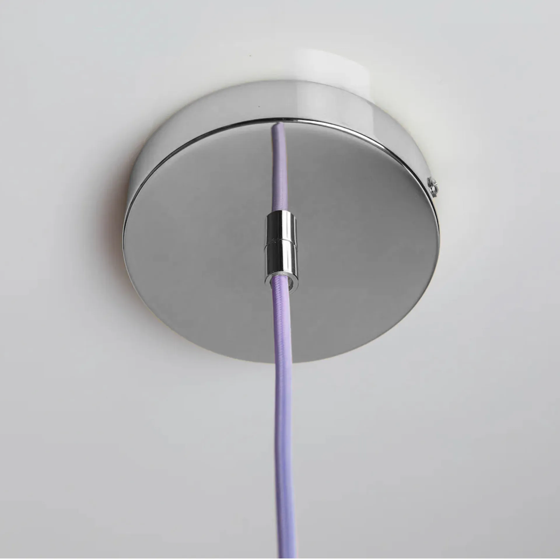 Soft Serve hanglamp, Lavender sorbet-chrome, 01, 20 cm Crème Atelier