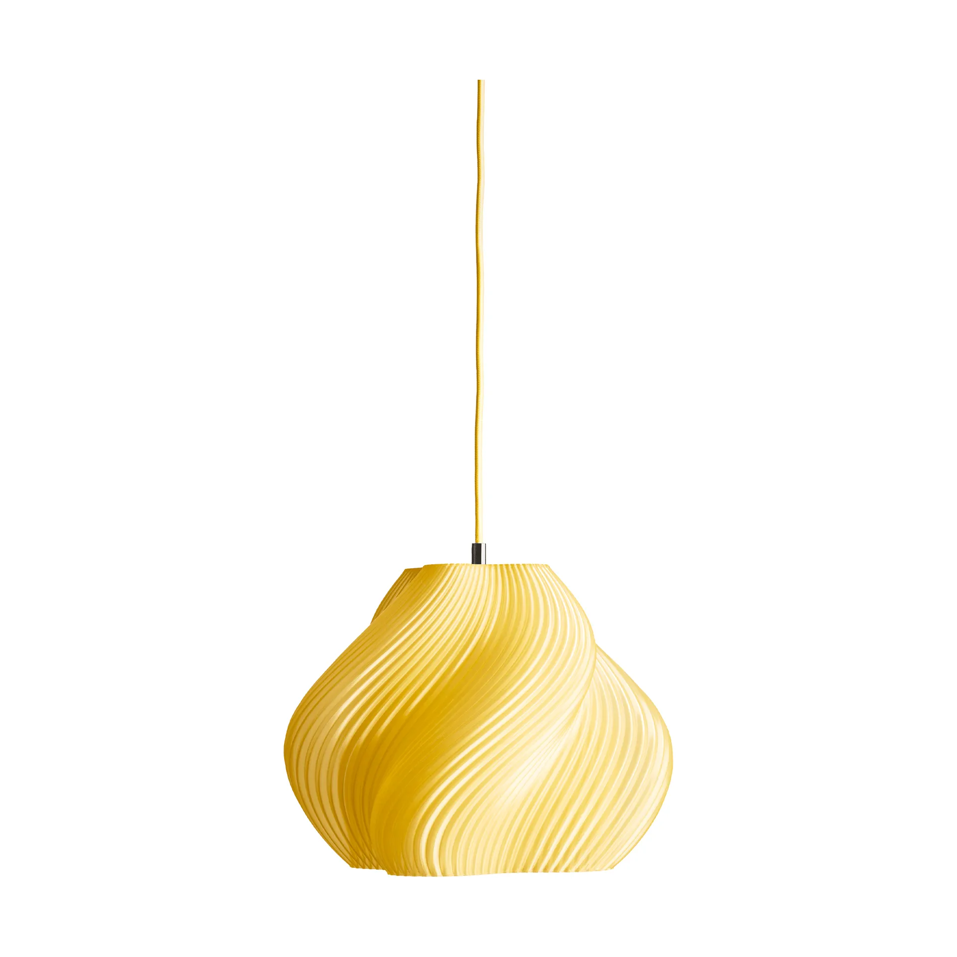 Soft Serve hanglamp, Limoncello sorbet-brass, 02, 25 cm Crème Atelier