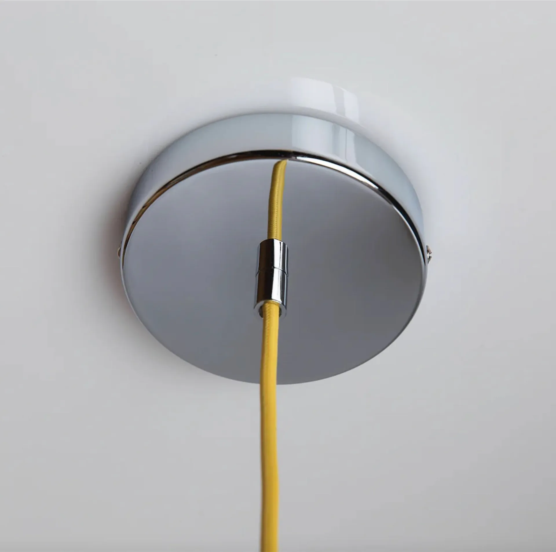 Soft Serve hanglamp, Limoncello sorbet-chrome, 01, 20 cm Crème Atelier