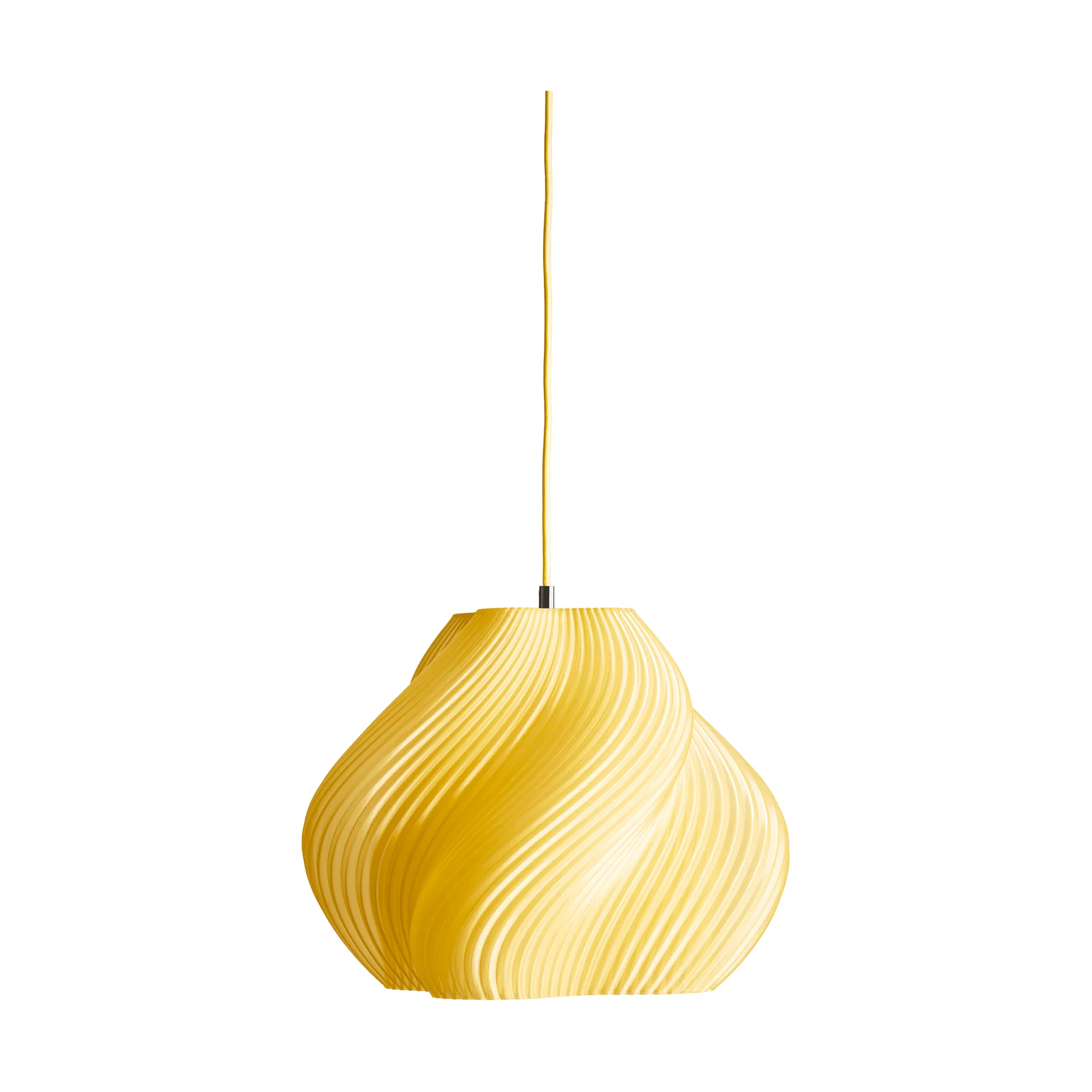 Soft Serve hanglamp, Limoncello sorbet-chrome, 03, 30 cm Crème Atelier