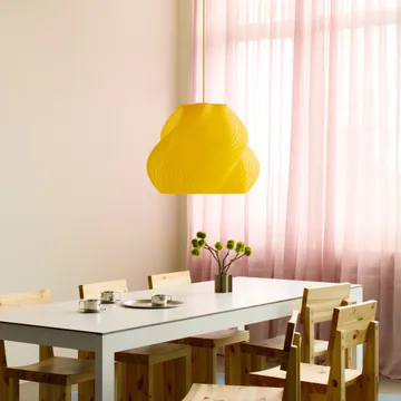 Soft Serve hanglamp - Limonello sorbet-chrome, Mega, 60 cm - Crème Atelier