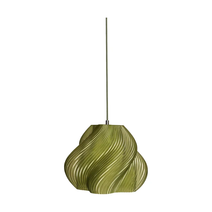 Soft Serve hanglamp - Olive-chroom, 02, 25 cm - Crème Atelier