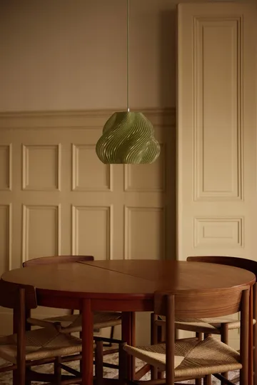 Soft Serve hanglamp - Olive-chroom, 02, 25 cm - Crème Atelier