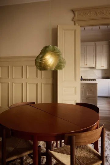 Soft Serve hanglamp - Olive-chroom, 03, 30 cm - Crème Atelier