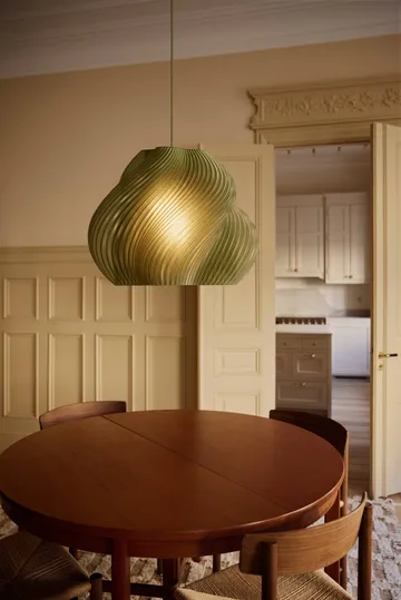 Soft Serve hanglamp - Olive-chroom, Mega, 60 cm - Crème Atelier