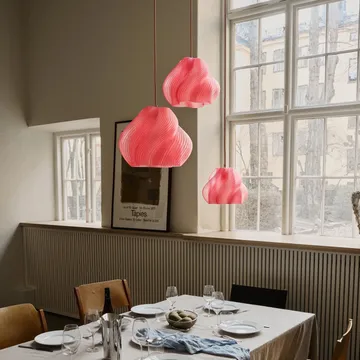 Soft Serve hanglamp - Peach sorbet-brass, 01, 20 cm - Crème Atelier