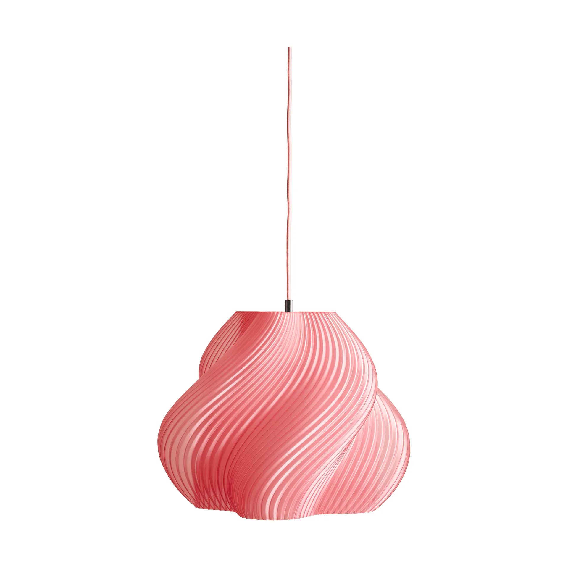 Soft Serve hanglamp, Peach sorbet-brass, 03, 30 cm Crème Atelier