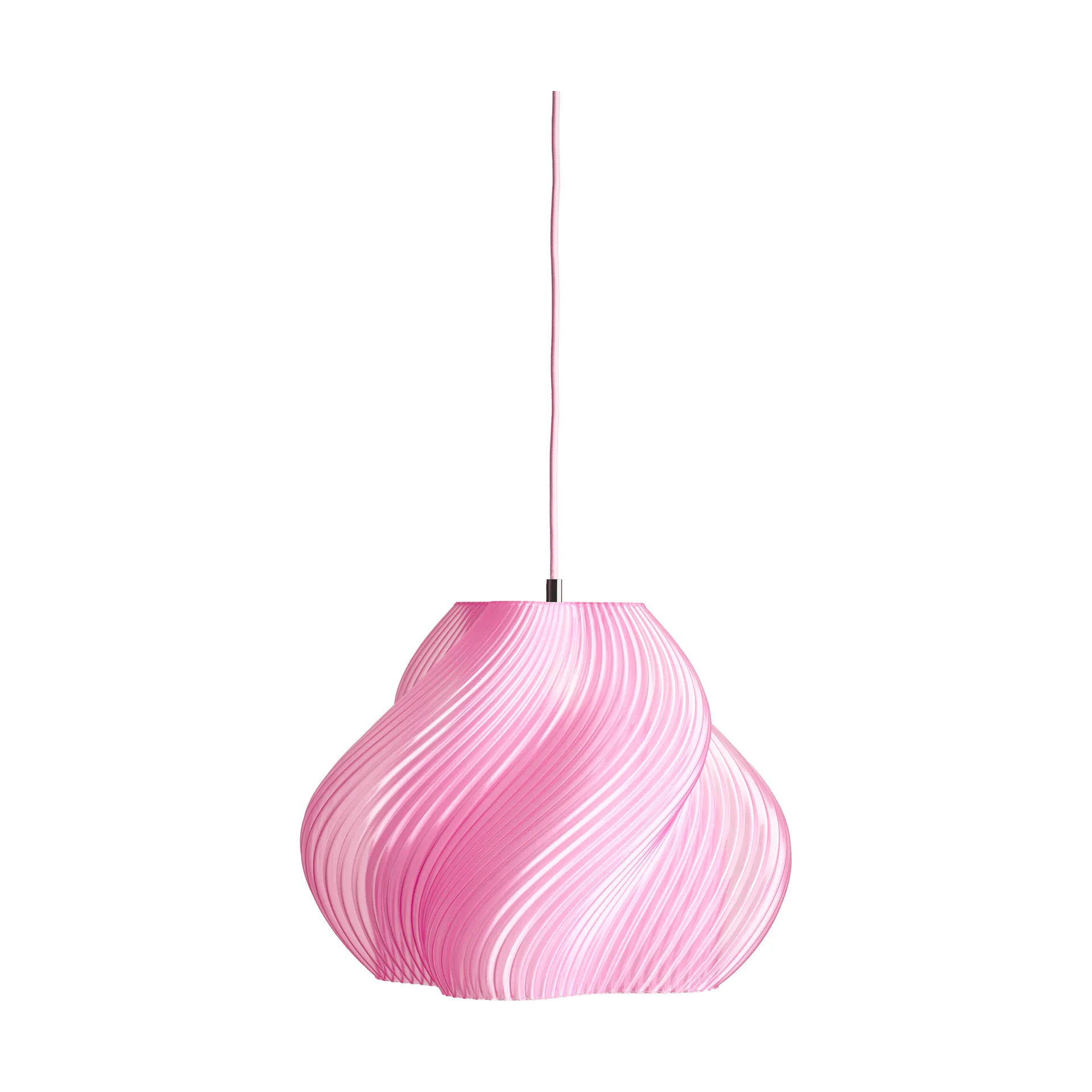 Soft Serve hanglamp, Rose sorbet-brass, 03, 30 cm Crème Atelier