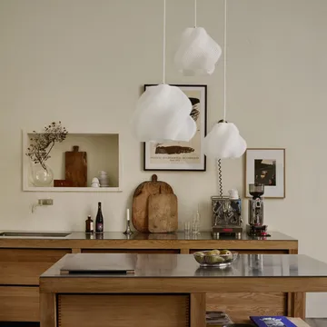 Soft Serve hanglamp - White-brass, 01, 20 cm - Crème Atelier