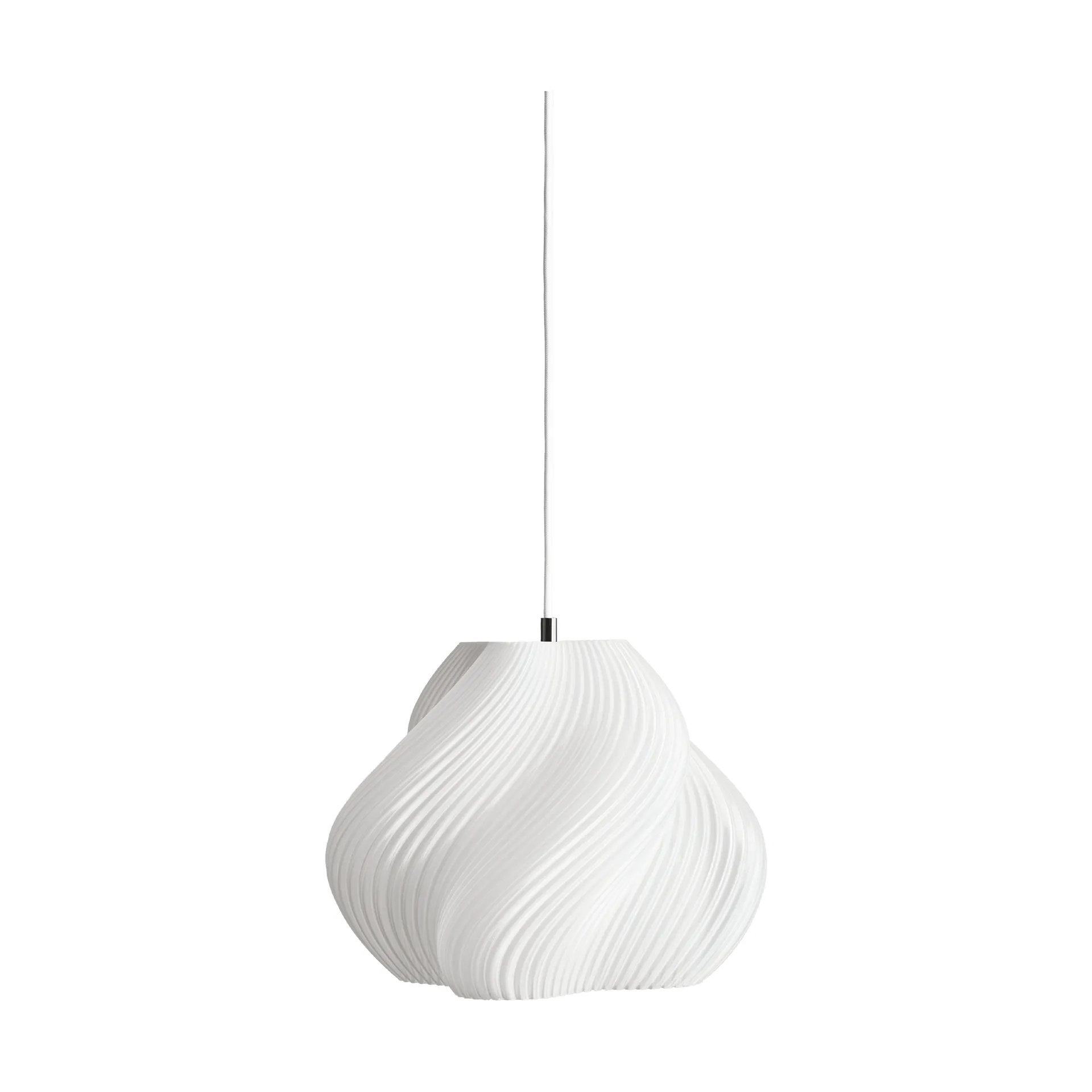 Soft Serve hanglamp, White-brass, 02, 25 cm Crème Atelier