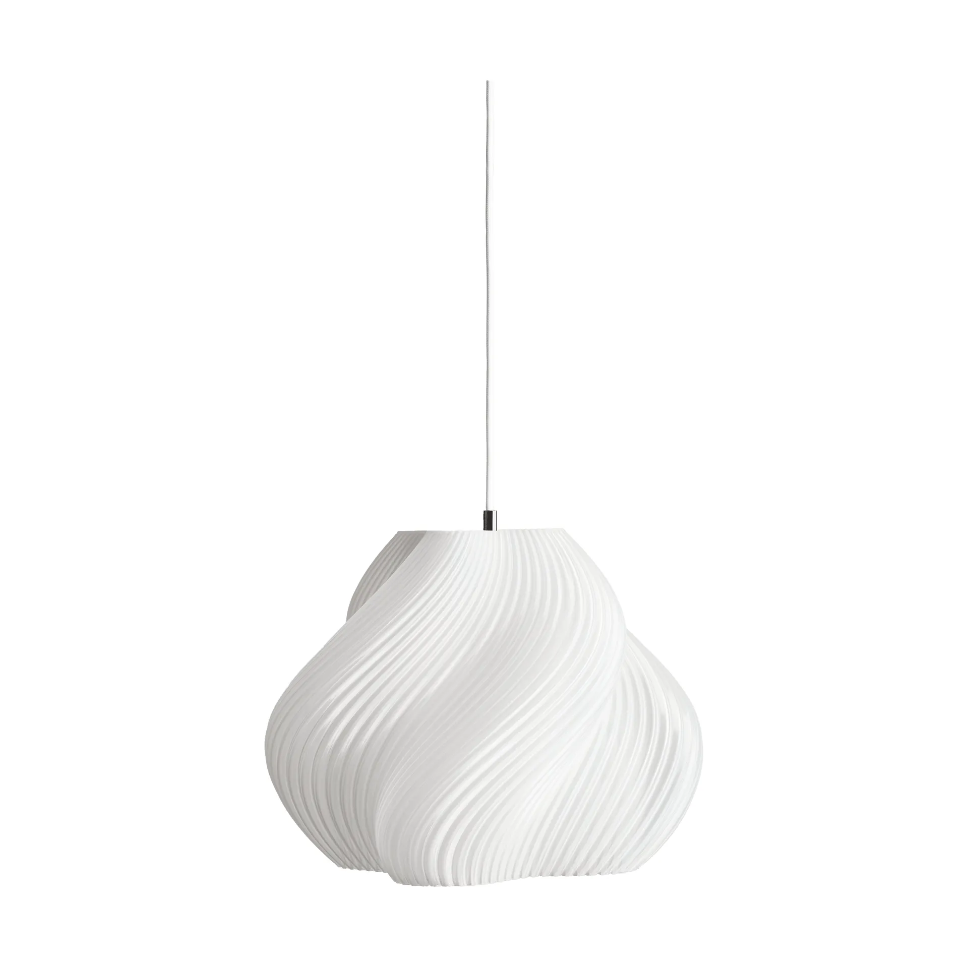 Soft Serve hanglamp, White-brass, 03, 30 cm Crème Atelier