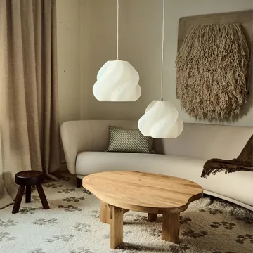 Soft Serve hanglamp - White-brass, 03, 30 cm - Crème Atelier