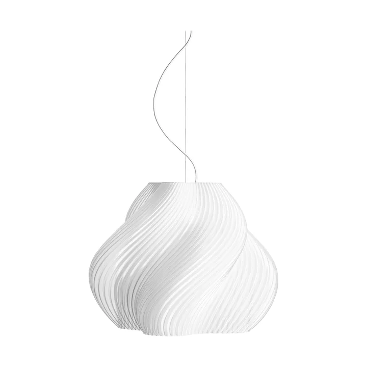 Soft Serve hanglamp - White-brass, Mega, 60 cm - Crème Atelier