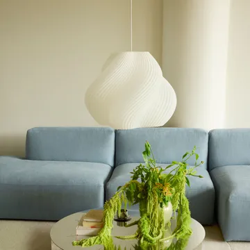 Soft Serve hanglamp - White-chrome, Mega, 60 cm - Crème Atelier