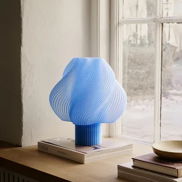 Soft Serve tafellamp - Blueberry sorbet, Grande, 34 cm - Crème Atelier