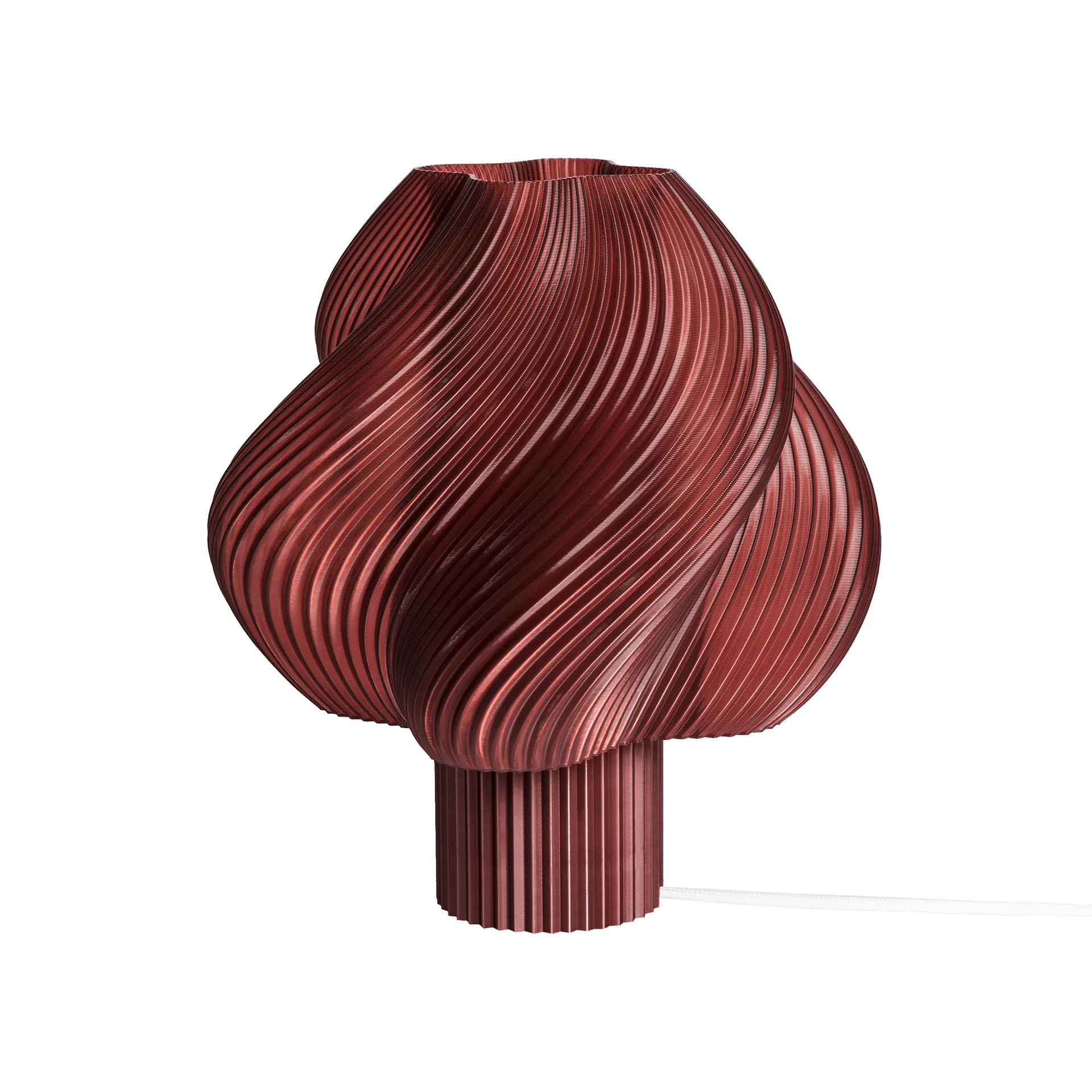 Soft Serve tafellamp, Cherry, Regular, 26 cm Crème Atelier