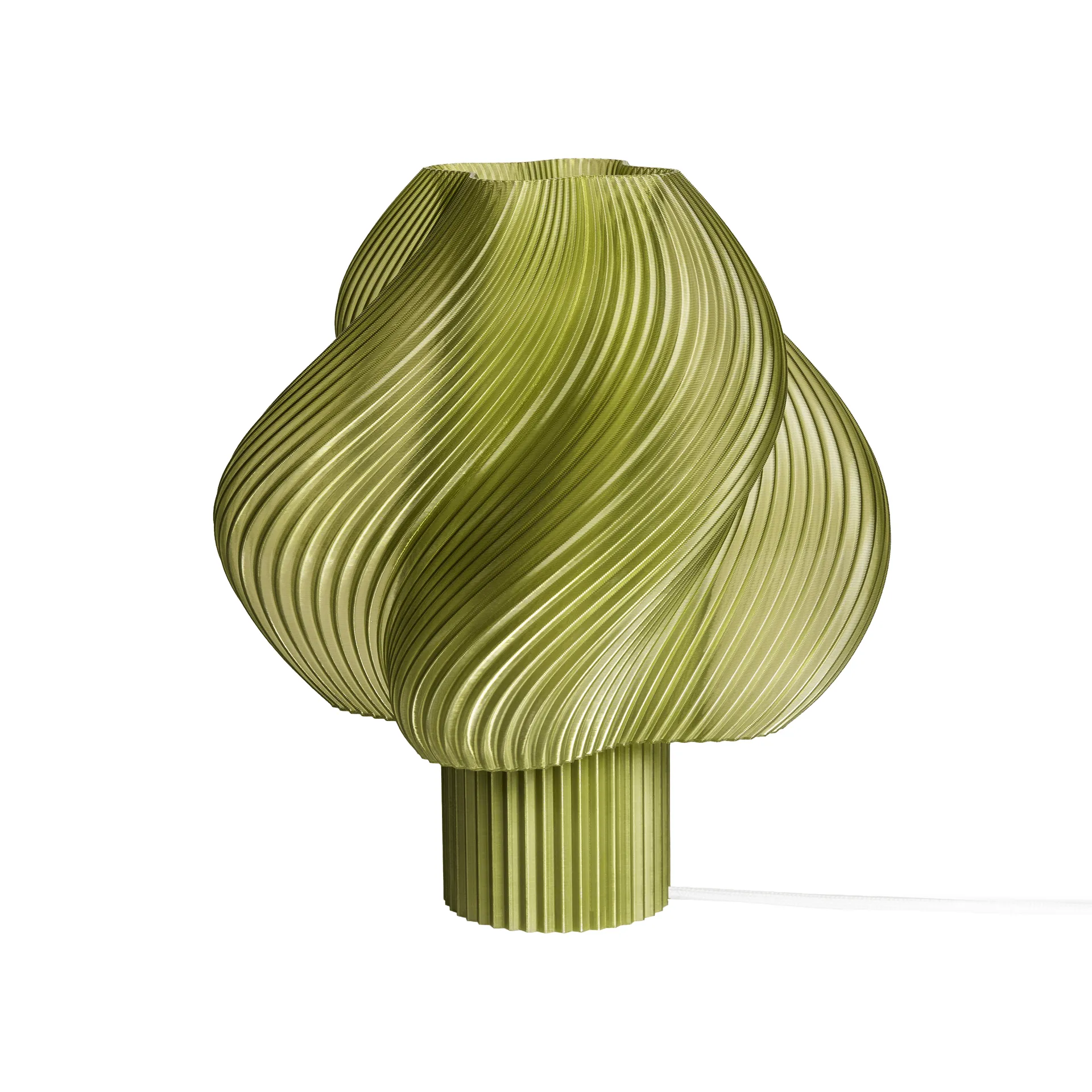 Soft Serve tafellamp, Olive, Regular, 26 cm Olive Crème Atelier