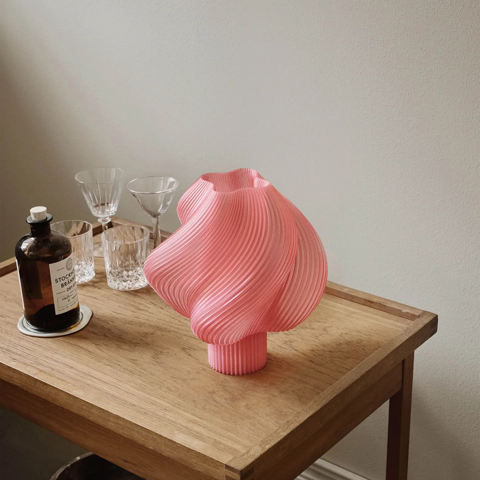 Soft Serve tafellamp, Peach sorbet, Regular, 26 cm Crème Atelier