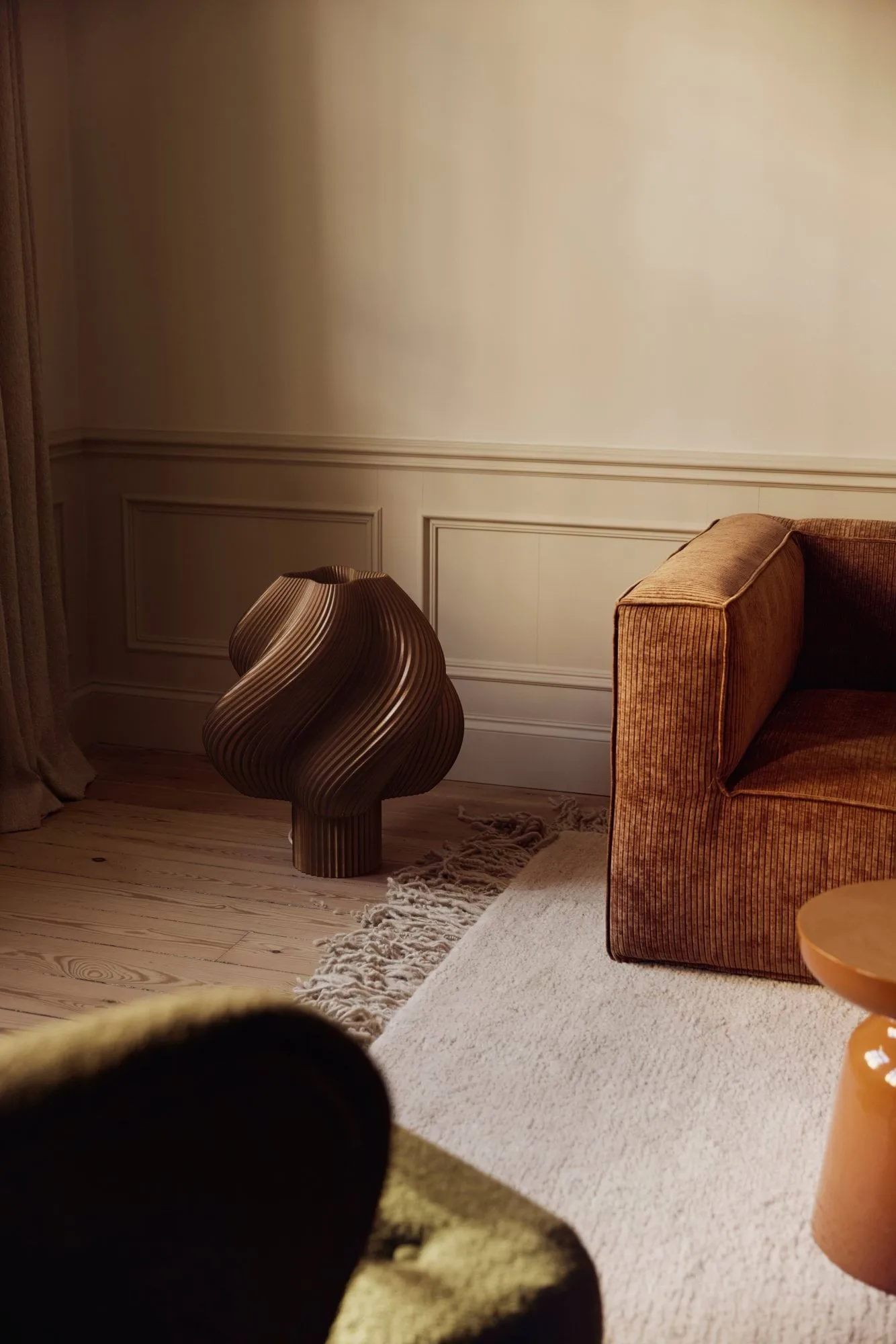 Soft Serve vloerlamp, Caramel, Mega, 63 cm Crème Atelier