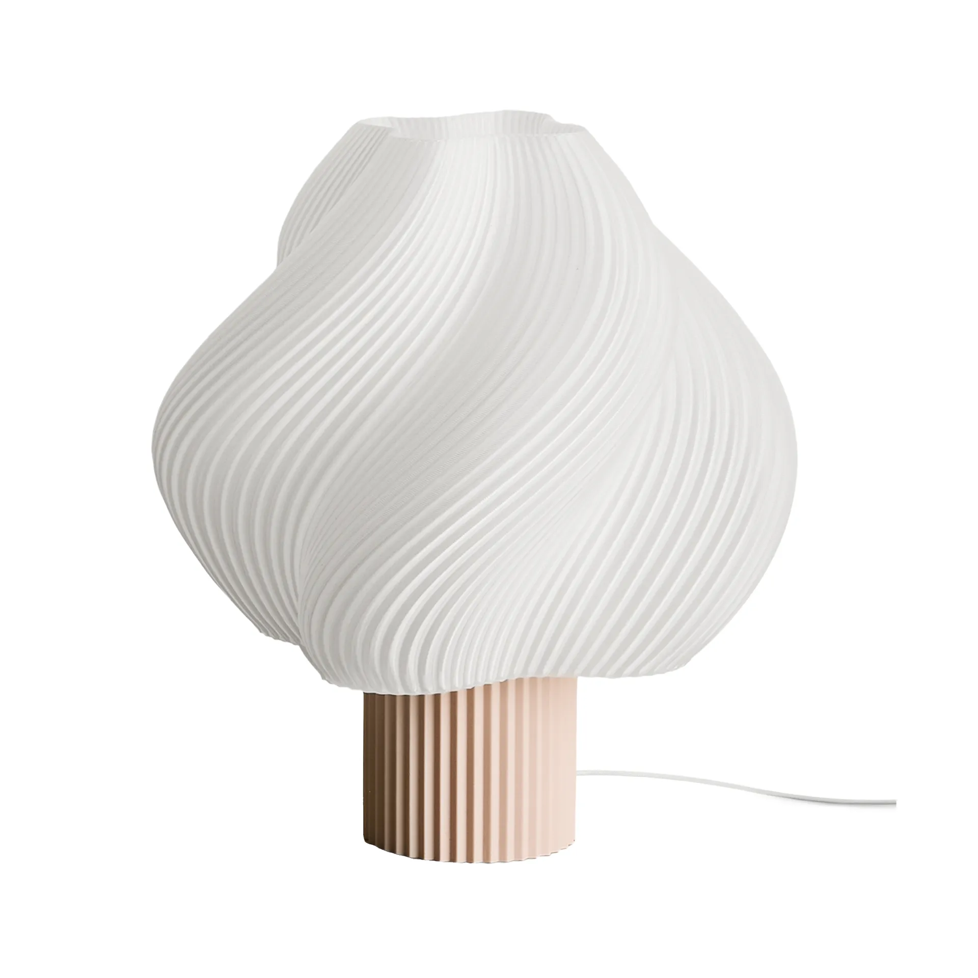 Soft Serve vloerlamp, Wild strawberry, Mega, 63 cm Crème Atelier