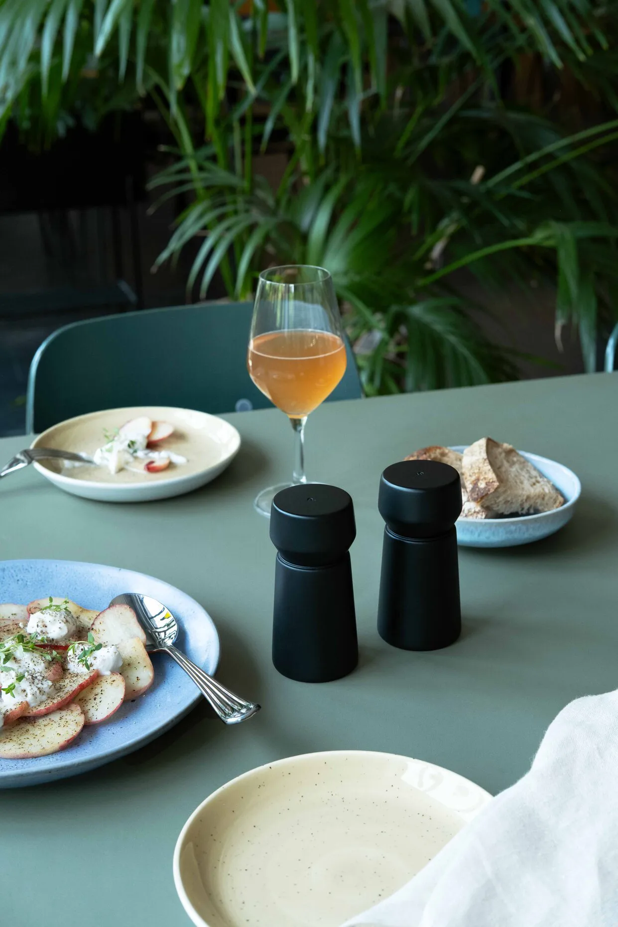 Amsterdam zout- en pepermolen set, Zwart, FSC beuk, 2 delen Crushgrind