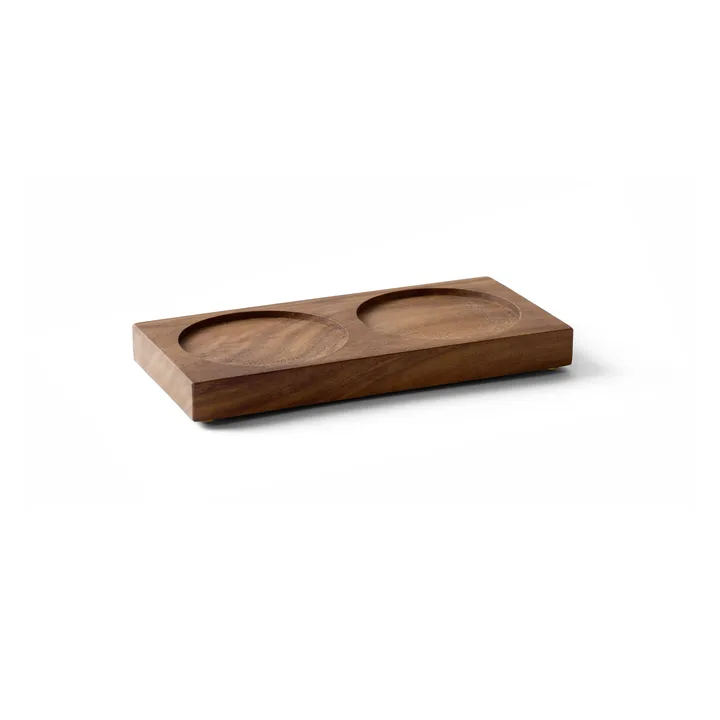 Tabletopper kruidenmolenhouder - FSC walnoot - Crushgrind