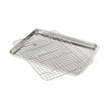 Culimat gastrotray met afkoelrek - Roestvrij staal, 40,5x30,5 cm - Culimat