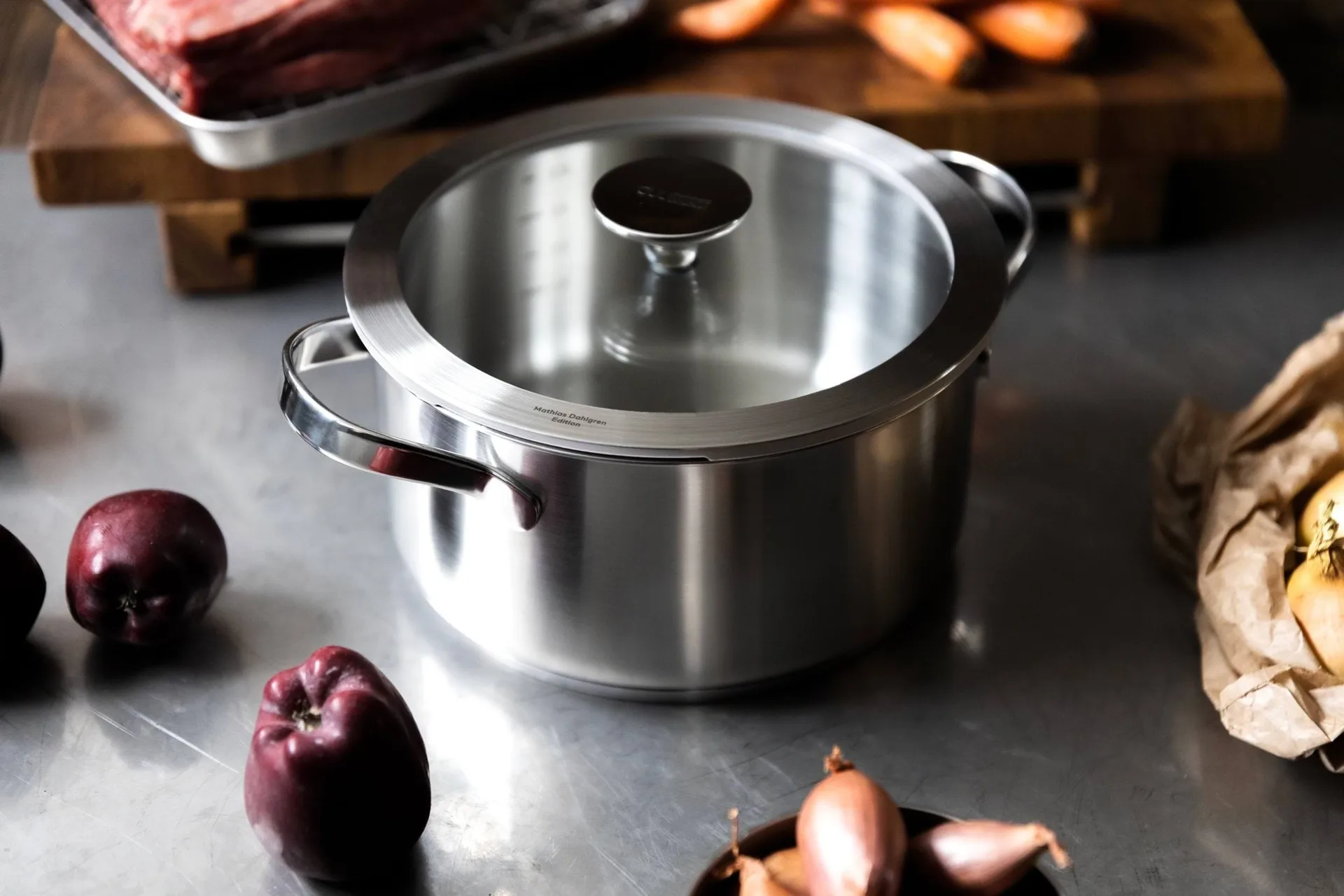 Culimat kookpan, Roestvrij staal, glazen deksel, 3 L Culimat