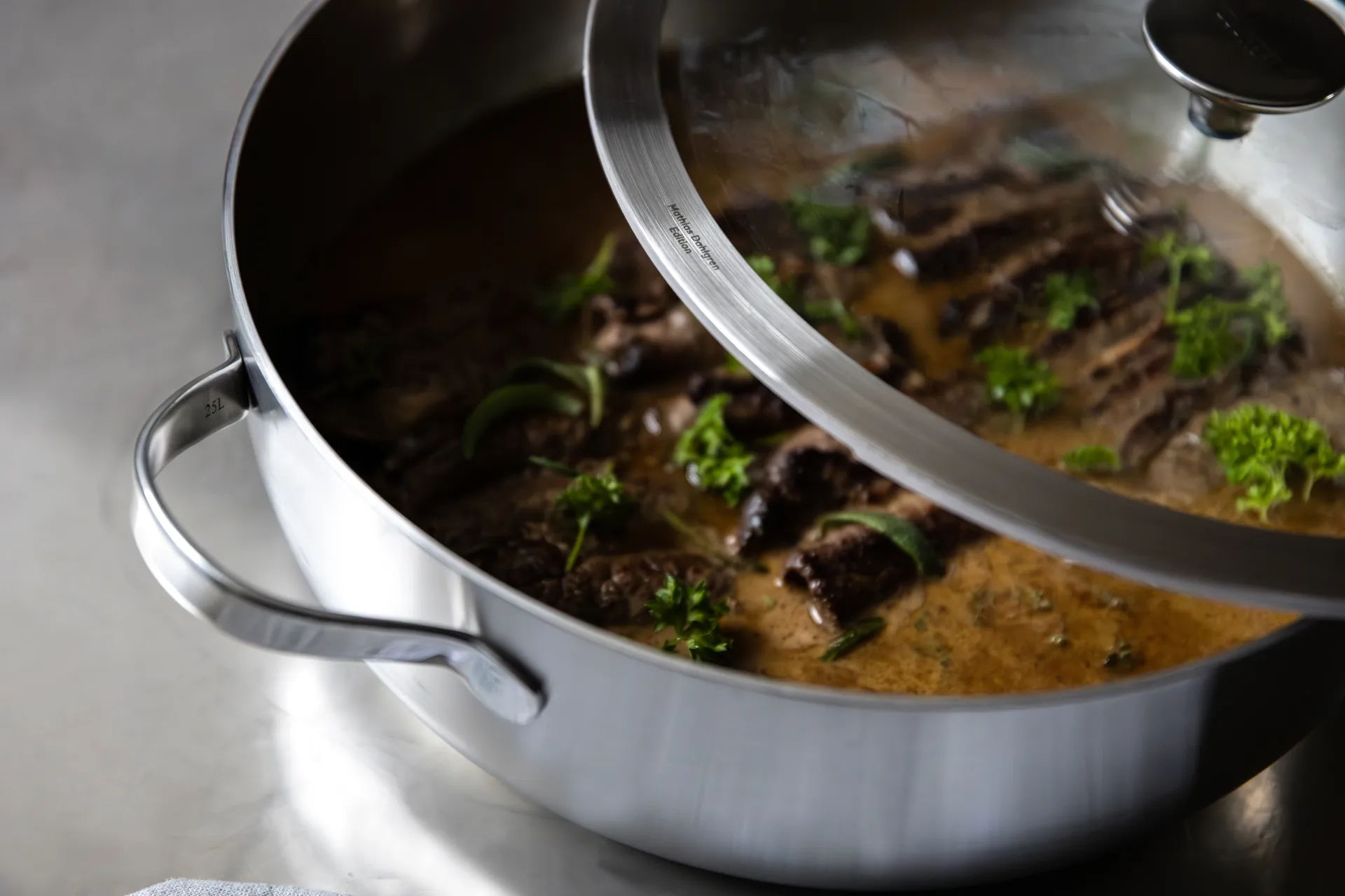 Culimat sauteerpan, Roestvrij staal, Ø30 cm Culimat